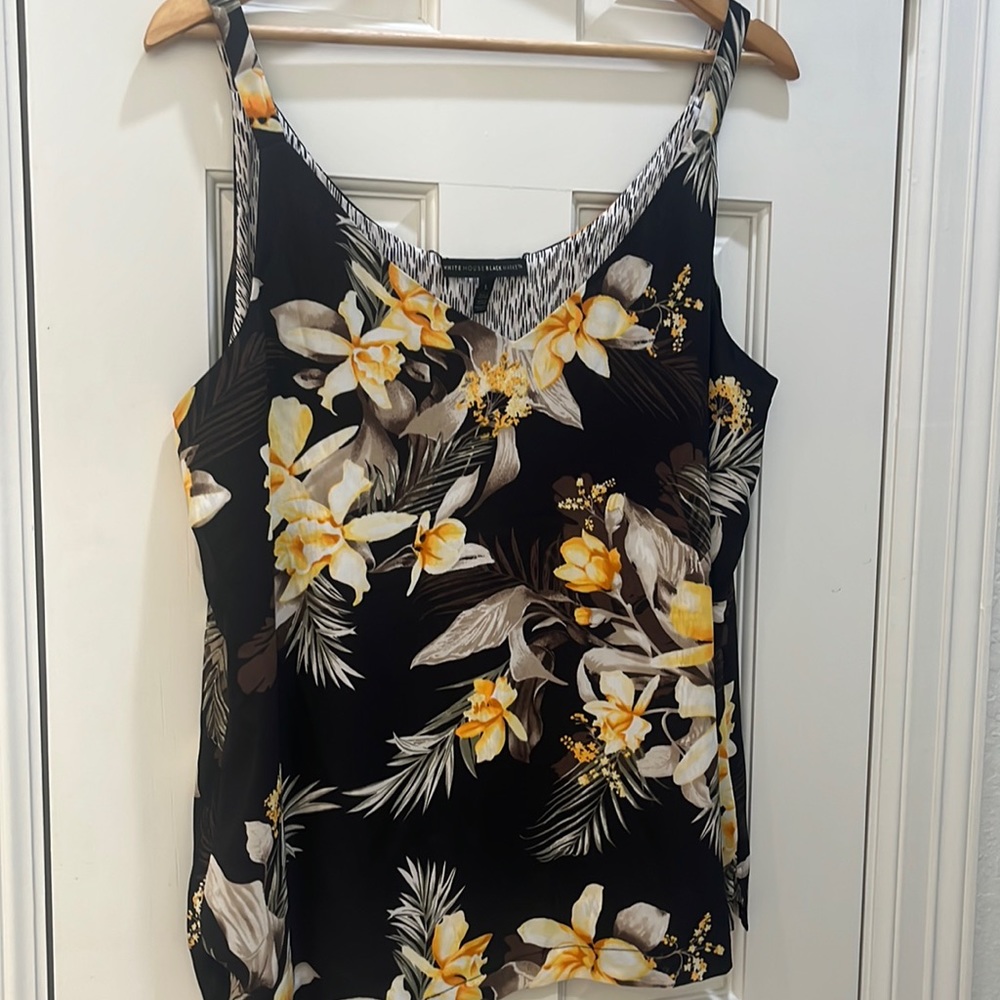 White House Black Market Top Reversible